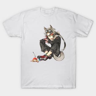 Little Red Riding Hood and the Wolf - Anime T-Shirt